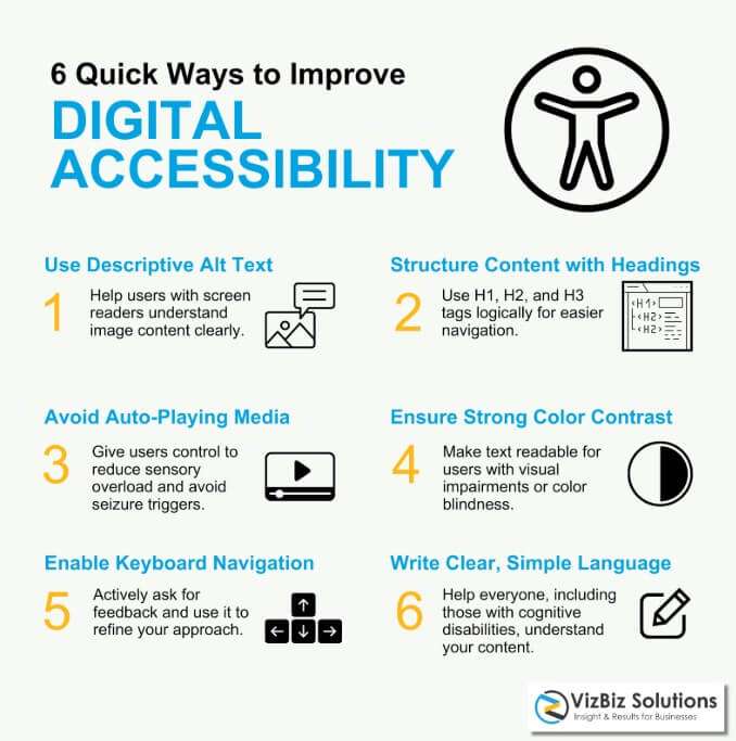 6 Ways to Improve Digital Accessibility